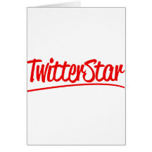 Roupa da estrela do Twitter Cartões