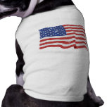 Roupa do animal de estimação da bandeira americana roupa pet