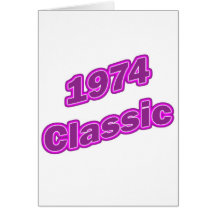Roxo 1974 clássico cartao