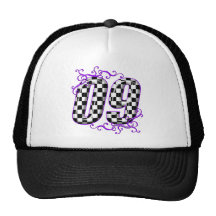 roxo do número 09 da auto competência boné