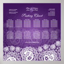 Roxo elegante do laço de Paisley da carta do assen Impressão