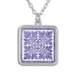 Roxo legal do azulejo antigo do inglês bijuteria