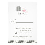 RSVP moderno retro Convite