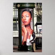 Rua do mercado - San Francisco, Califórnia Posters