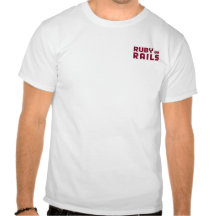Rubi na camisa dos trilhos camisetas