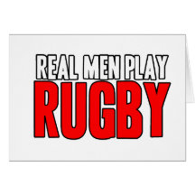 Rugby real do jogo dos homens cartao