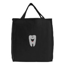 Saco bordado dentista bolsa