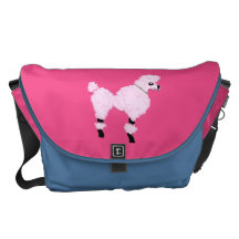 Saco cor-de-rosa da bolsa mensageiro ou do filhote