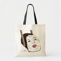 Saco da cara do sushi bolsa de lona