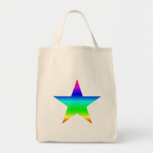 Saco da estrela do arco-íris bolsa