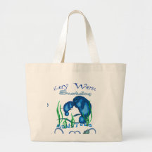 Saco da mamã e do bebê do peixe-boi bolsas para compras