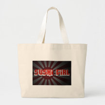 Saco da menina do sushi bolsa para compra