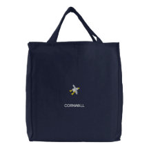Saco do cliente da arte: Gaivota bordada do tintur Bolsa