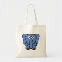 Saco do elefante dos desenhos animados bolsa