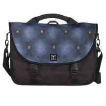 Saco do laptop com a aleta acolchoada azul bolsa para computador portátil