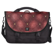 Saco do laptop com a aleta acolchoada vermelho mochila para notebook