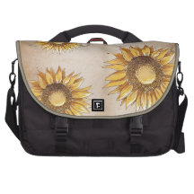 Saco do laptop da viagem ao trabalho do girassol mala para notebook
