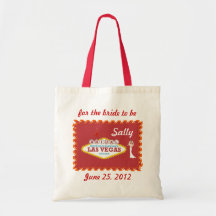 Saco do presente do chá de panela de Las Vegas Bolsa Para Compras