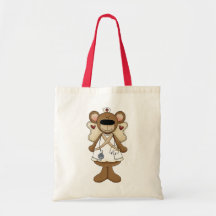 Saco do urso da enfermeira bolsas de lona