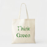 Saco frondoso do pense verde bolsas