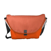 Saco listrado tropical da laranja/manga bolsas mensageiro