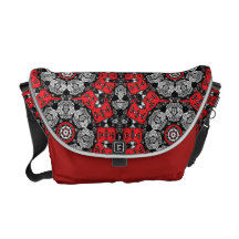 Saco Messenger motivo caleidoscópio n°5 Bolsas Mensageiro