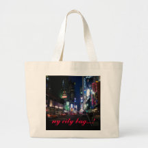 saco ny da cidade…! bolsas de lona