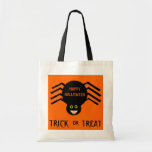 Saco preto da doçura ou travessura da aranha do Di Bolsas De Lona
