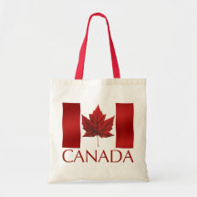Sacola ambiental de Canadá da sacola da bandeira d Bolsa