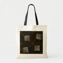 Sacola com design geométrico floral simples bolsa