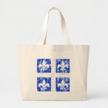 Sacola da luz da flor de lis de Quebeque Bolsas