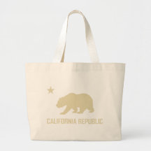 Sacola da república de Califórnia Bolsa De Lona