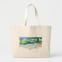Sacola do 1:3 do salmo bolsas de lona