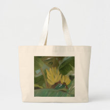 Sacola do bosque da banana bolsa para compras