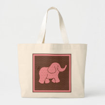 Sacola do elefante do bebê bolsas