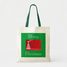 Sacola do Feliz Natal Bolsa Para Compras