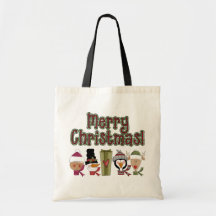 Sacola do presente dos bichos do Natal Bolsas