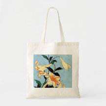 Sacola japonesa dos lírios de Hokusai Bolsa