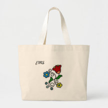 Sacola Monogrammed Bolsa De Lona