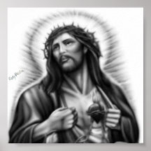 Sagrado Corazón Original Artwork Poster