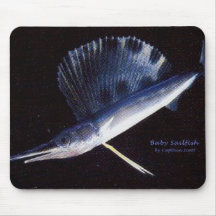 Sailfish do bebê mousepad