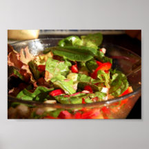Salada do jardim impressão