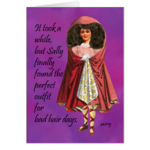 Sally e seu cartão mau do cabelo