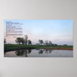 Salmo 23, poster da lagoa da fazenda