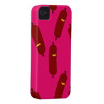 salsichas felizes iPhone 4 capa