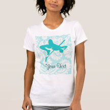 Salto alto da cerceta camisetas