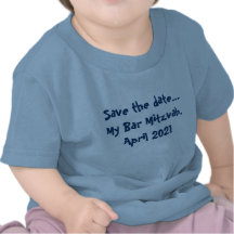 Salvar a data… Meu bar Mitzvah, em abril de 2021 T-shirts