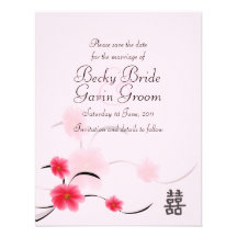 Salvar a felicidade do dobro da flor do rosa do ca convites personalizado