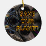 salvar nosso planeta ornamento para arvore de natal