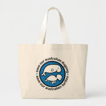 Salvar nossos dugong & tartarugas bolsas